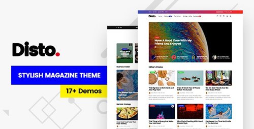 ThemeForest - Disto v1.6 - WordPress Blog Magazine Theme - 21532408