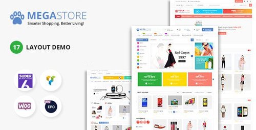 ThemeForest - Mega Store v3.7 - Mega Marketplace Store RTL Responsive WooCommerce WordPress Theme - 16846286