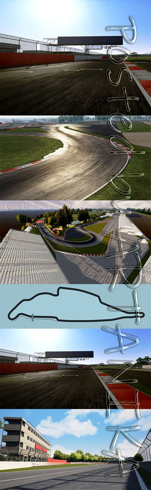 Highly Detailed Racing Circuit