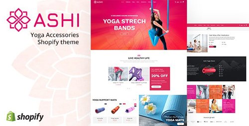 ThemeForest - Ashi v1.0 - Yoga, Shopify Fitness Store - 23039324