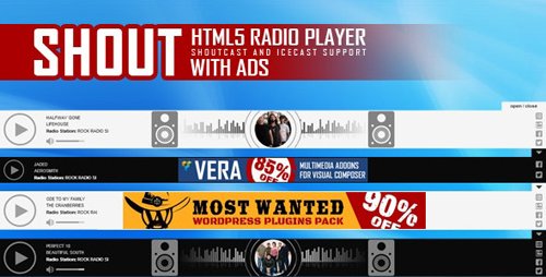 CodeCanyon - SHOUT v2.3.1 - HTML5 Radio Player With Ads - ShoutCast and IceCast Support - 20522568