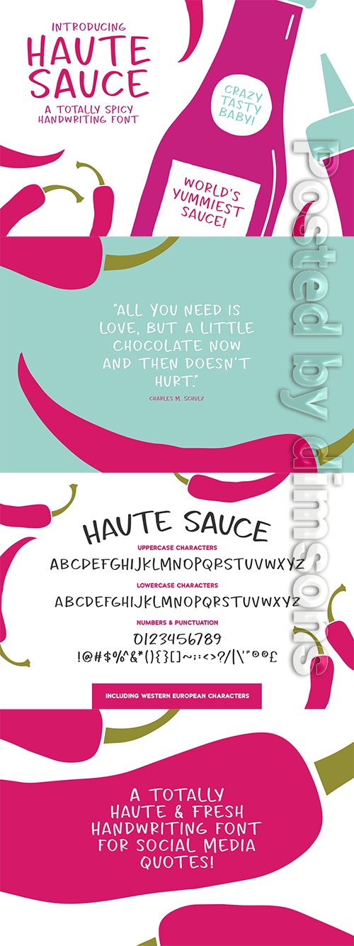 Haute Sauce Handwriting