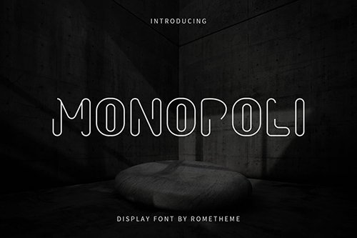 Monopoli - Display Font DR