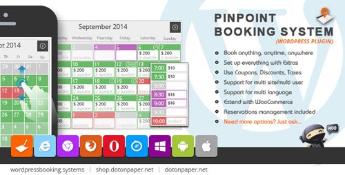 Pinpoint Booking System PRO v2.9.4 - WordPress Plugin
