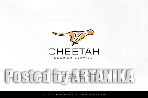 Abstract Cheetah Logo