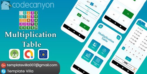 CodeCanyon - Multiplication Table, Learn and Play v1.0 - 24891132