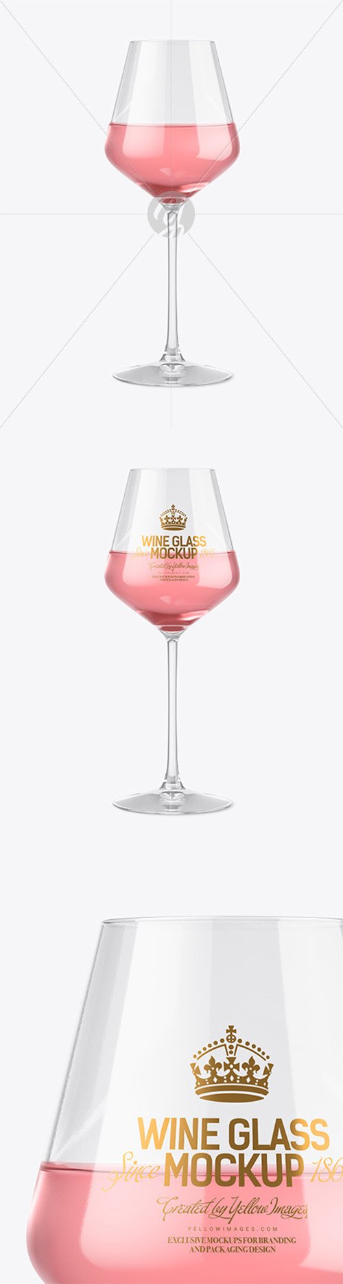Pink Wine Glass Mockup 51914 TIF