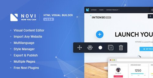 CodeCanyon - Novi v0.9.7 - HTML Page Builder & Visual Content Editor - 20530305