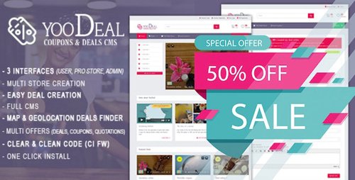 CodeCanyon - YooDeal v1.2.1 - Coupon, Deal & Online Quotation - 20283716