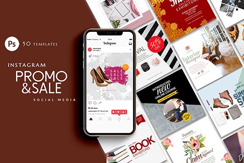Instagram Branding and Promotional Template PSD