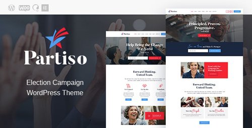 ThemeForest - Partiso v1.1.1 - Political WordPress Theme for Party & Candidate - 23468547