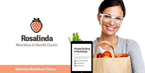 ThemeForest - Rosalinda v1.0.2 - Health Coach & Vegetarian Lifestyle Blog WordPress Theme - 22986587