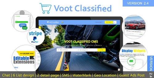 CodeCanyon - Classified Ads CMS - Voot Classified v2.3 - 23023335 - NULLED