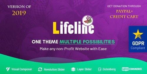 ThemeForest - Lifeline v6.0 - NGO, Fund Raising and Charity WordPress Theme - 7044503