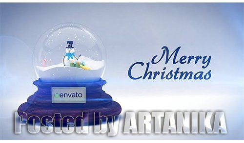 Merry Christmas Snow Globe 6246650