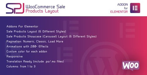 CodeCanyon - WooCommerce Sale Products Layout for Elementor WordPress Plugin - 25371121