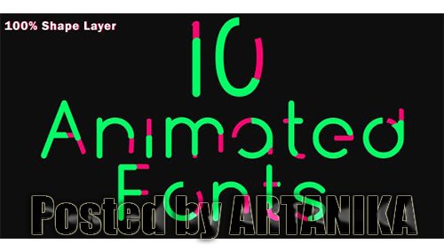 10 Animated Fonts 6654192