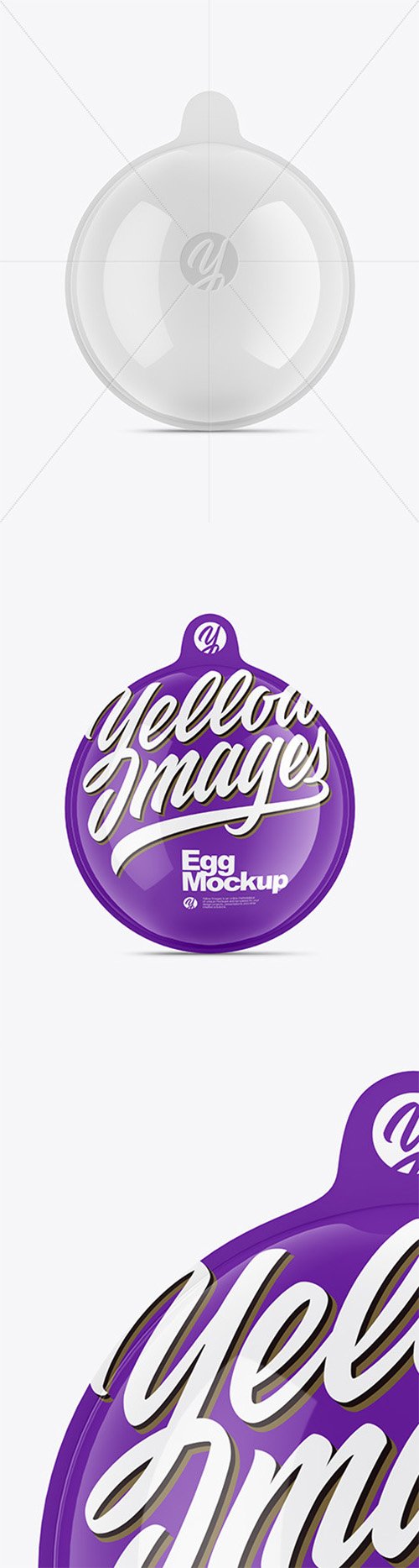 Glossy Chocolate Egg Pack Mockup 52532 TIF