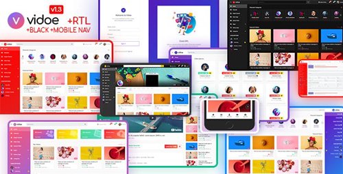 ThemeForest - VIDOE v1.3 - Video Streaming Website HTML Template - 22442760