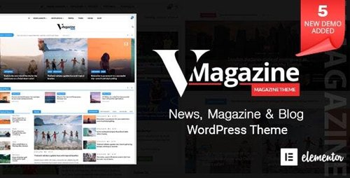 ThemeForest - Vmagazine v1.1.6 - Multi-Concept News WordPress Theme - 21950900