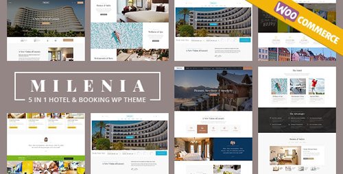 ThemeForest - Milenia v1.1.8 - Hotel & Booking WordPress Theme - 22943954