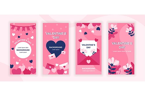 Valentines Day Instagram Stories Social Template