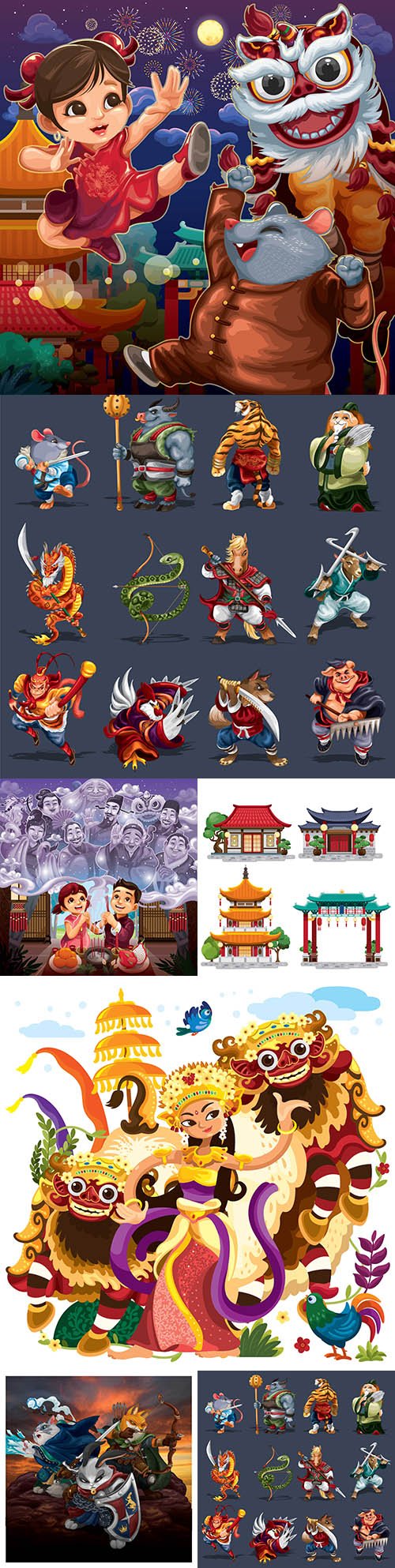 Chinese culture and tradition dsign illustration