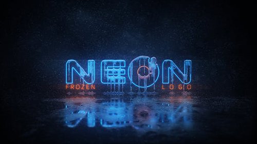 Frozen Neon Logo 22882132