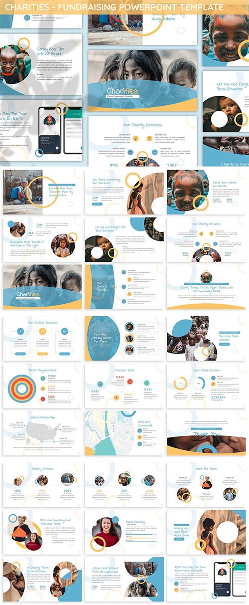 Charities - Fundraising Powerpoint Template
