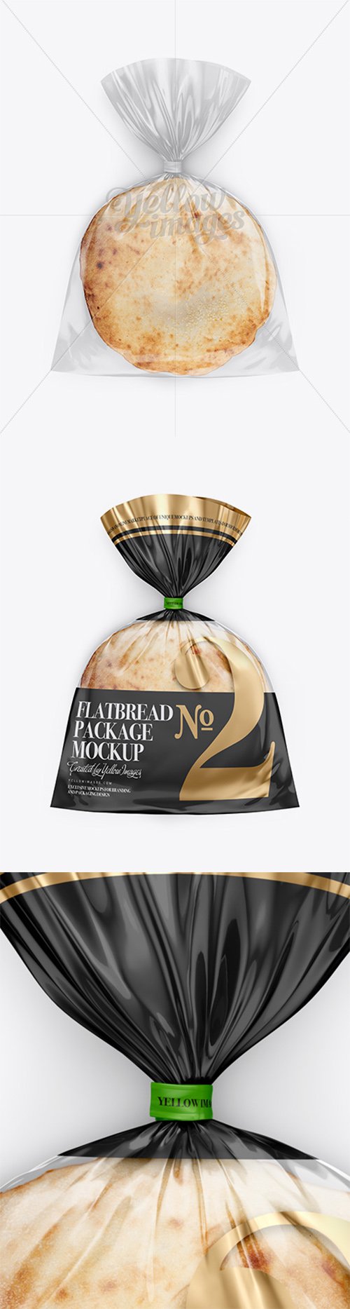 Bag W/ Flatbread Mockup 18141 TIF