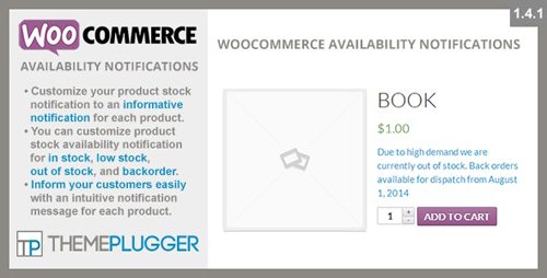 CodeCanyon - WooCommerce Availability Notifications v1.4.1 - 8422290