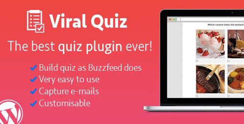 CodeCanyon - WordPress Viral Quiz v4.01 - BuzzFeed Quiz Builder - 11178623