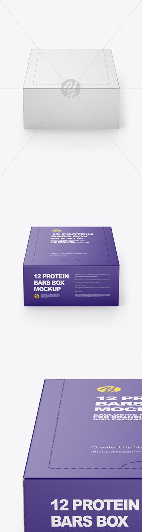 12 Protein Bars Box Mockup 55400 TIF