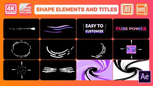 VideoHive - Dynamic Shapes And Titles | After Effects 25844321