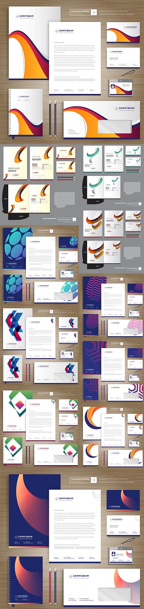 Identity Corporate Business Template and Annual Report Cover Template