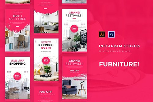 Furniture Instagram Story Template