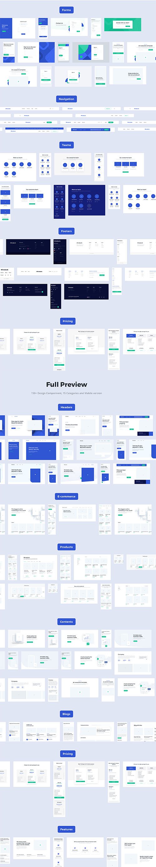 UI8 - Wiredunk - Landing Page Template for Multipurposes