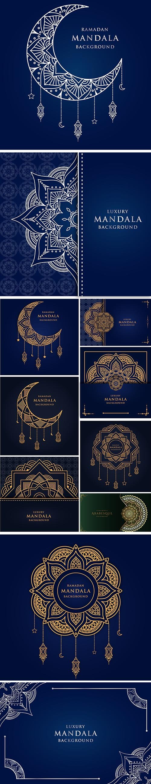 Creative Luxury Mandala Backgrounds