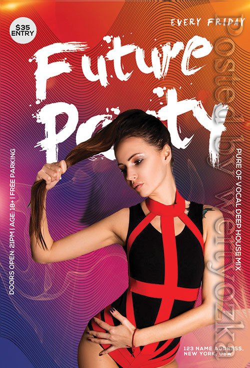 Future Club Party - Premium flyer psd template