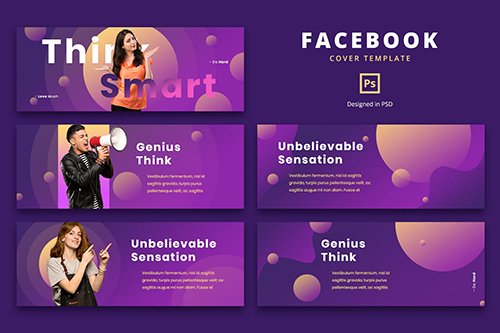 Facebook Cover Template Urban Style