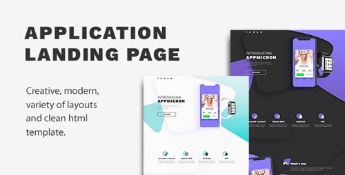 ThemeForest - Appmicron v1.0 - App & Product Landing page - 26168193
