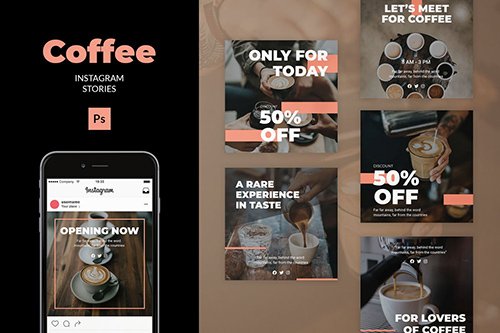 Coffee - Instagram Feed Post Template