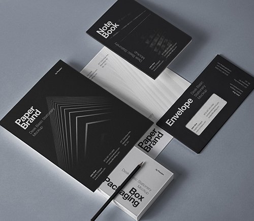 Essential Office Stationery Mockup