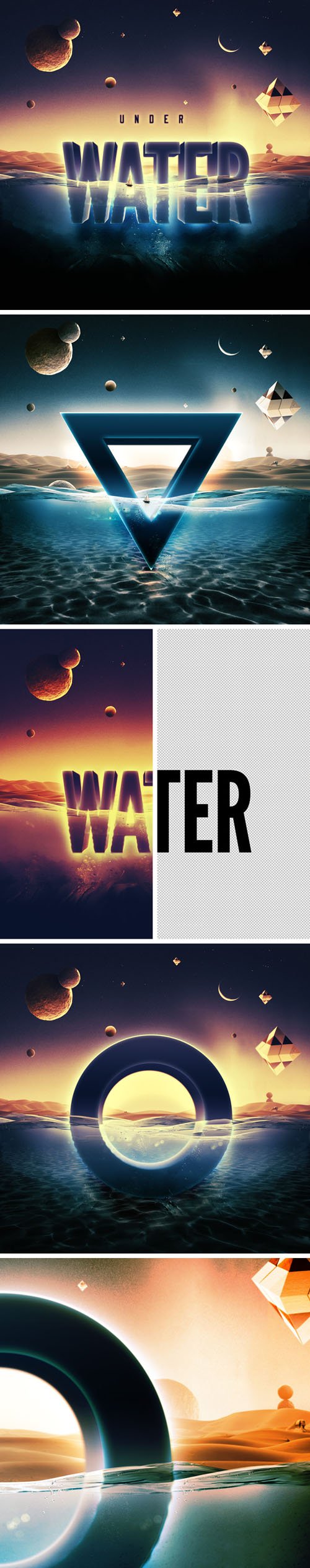 Underwater Photoshop Text Effect