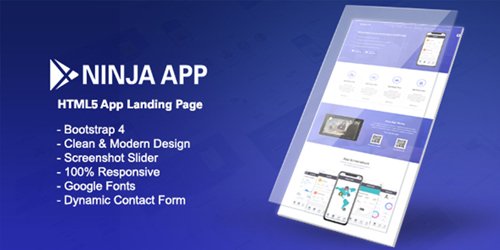 CodeSter - Ninja App v1.0 - App Landing Page HTML - 10332