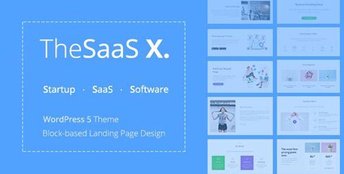 ThemeForest - TheSaaS X v1.1.5 - Responsive SaaS, Startup & Business WordPress Theme - 20136366