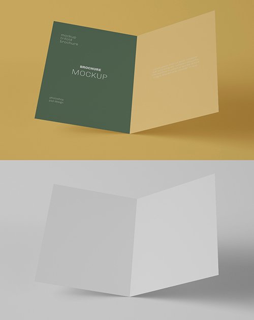 Download Greeting Card Mockup on Solid Background 343941411 » NitroGFX - Download Unique Graphics For ...