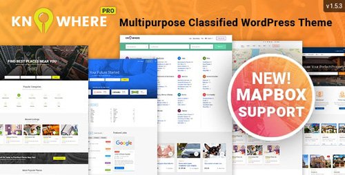 ThemeForest - Knowhere Pro v1.5.3 - Multipurpose Classified Directory WordPress Theme - 20402773 - NULLED