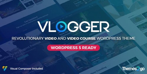 ThemeForest - Vlogger v2.4.3 -Professional Video & Tutorials WordPress Theme - 20414115