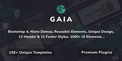 ThemeForest - Gaia v1.0 - A High Performance Creative Template - 25235444